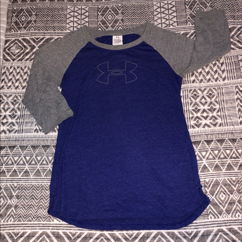 Underarmour baseball 3/4 length sleeve tee